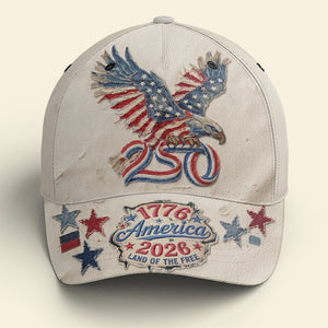 Vintage American Eagle Proud Classic Cap - Personalized Gifts For Patriots 02QHQN030626