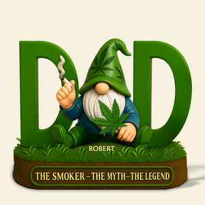 Weed Dad Plaque - Personalized Gifts For Dad 02topu170525 - Shaped Plaques - GoDuckee