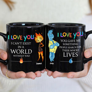 I Love You, Personalized Couple Mug 01HTHN280623 - Coffee Mug - GoDuckee