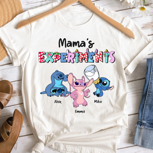 Personalized Gift For Mom Shirt Mama's Experiments 01QHHN110124 - Shirts - GoDuckee