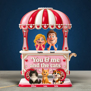 Couple Sweet Little Pet Gang Light Box - Personalized Gifts For Couple 06toqn220626 - Light Box - GoDuckee