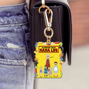 Personalized Gifts For Mom Keychain Flipping That Mama Life 02TOQN100325HG - Keychains - GoDuckee