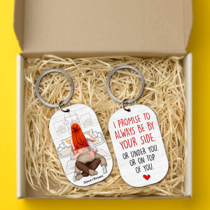 Personalized Gifts For Couple Keychain 03acqn170624hh - Keychains - GoDuckee