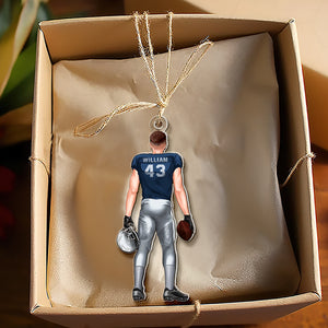 Personalized Gifts For Football Player Acrylic Ornament 03acqn111124tm - Ornament - GoDuckee