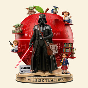 Galactic Teacher Acrylic Plaque - Personalized Gifts For Teacher 03TGTN140625 - Shaped Plaques - GoDuckee