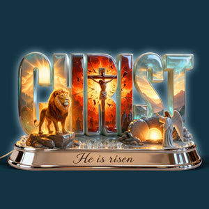 Jesus Christ Resurrection Holy Light Box, Easter Gift For Christians 03qhqn280126 - Light Box - GoDuckee