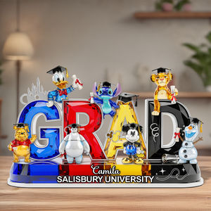 Cartoon Graduation Plaque - Personalized Gifts For Graduates 02ohpu260525 - Shaped Plaques - GoDuckee