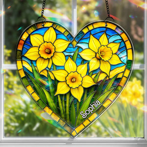 Flower Garden Suncatcher Ornament Personalized Gifts for Flower Lovers 01HULU180725 - Ornament - GoDuckee