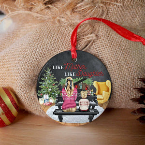 Gift For Family, Personalized Ornament, Piano Family Teaching Ornament, Christmas Gift - Ornament - GoDuckee