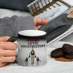 Personalized Gifts For Mom Magic Mug Horror Mom And Kids 04QHHN280324 - Coffee Mugs - GoDuckee