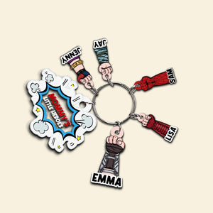 Personalized Gifts For Mom Keychain 02KAMH290324HA Mother's Day - Keychains - GoDuckee