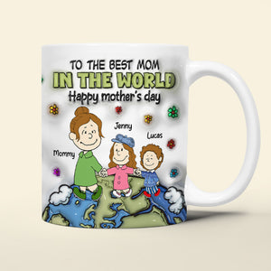 Personalized Gifts For Mom Coffee Mug 02totn100325hh The Best Mom In The World - Coffee Mug - GoDuckee