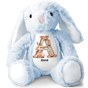 Custom Alphabet Letter Gifts For Kids Stuffed Bunny 02xqtn130325 - Bunny - GoDuckee