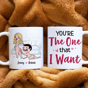 You're The One That I Want, Gift For Couple, Personalized Tumbler, Naughty Couple Tumbler, Couple Gift - Coffee Mug - GoDuckee