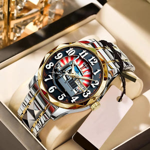 Trucker's Pride - Men's Watch Personalized Gifts for Truckers 03HUDT240725 - Men's Watch - GoDuckee