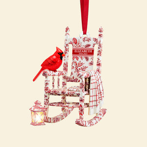 Heaven Cardinal Toile de Jouy Ornament - Personalized Gifts For Loved Ones 04pgta060925 - Ornament - GoDuckee