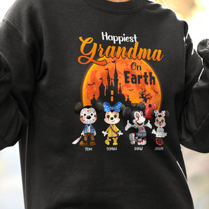 Halloween Gift For Grandma Personalized Family Shirt 05NATN110723HH - Shirts - GoDuckee