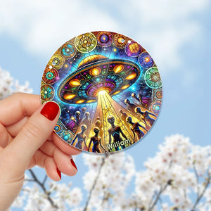 Personalized Gifts For Christmas Suncatcher Ornament 45ACQN240824 - Ornament - GoDuckee