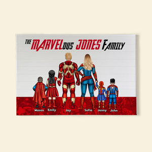 Personalized Gifts For Family Canvas Print The Best Family 01OHMH070324PA - Canvas Print - GoDuckee