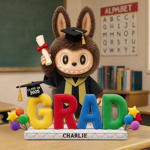 Graduation Doll Acrylic Plaque - Personalized Gifts For Graduate 02napu190625 - Shaped Plaques - GoDuckee