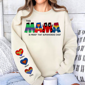 Super Mama Personalized Gifts For Mom Shirt 02OHQN220325 - AOP Products - GoDuckee