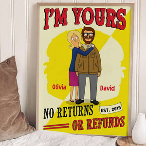 Personalized Gifts For Couple Canvas Print I'm Yours 01ACDT060225HG - Poster & Canvas - GoDuckee