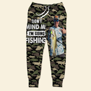 Custom Photo Gifts For Fishing Lovers Sweatpants 05ohtn171224 Don't Mind Me I'm Going Fishing - Shorts and Pants - GoDuckee