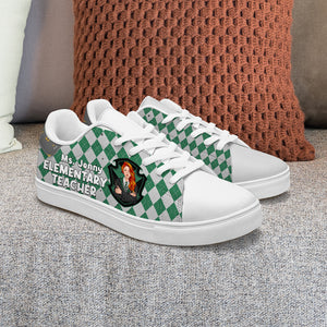 Best Teacher, Personalized Casual Shoes, Gifts For Teacher, 04htpo280723tm - Shoes - GoDuckee