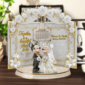 Forever Love Acrylic Plaque - Personalized Gifts For Couple 06OHLU250625 - Shaped Plaques - GoDuckee