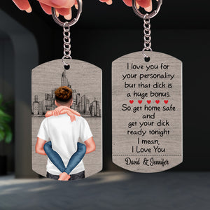 Personalized Gift For Couple I Love You For Your Personality - Keychains - GoDuckee