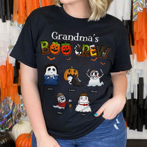 Grandma's Boo Crew, Gift For Grandma, Personalized Shirt, Villain Boo Squad Grandkids Shirt, Halloween Gift 02OHHN130723 - Shirts - GoDuckee