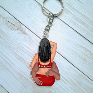 Personalized Gifts For Naughty Couples Keychain 10QHHU110125TM - Keychains - GoDuckee