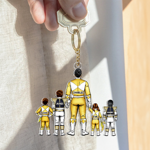 The Mighty Dad Acrylic Keychain - Personalized Gifts For Father 05QHHU020525HH - Keychains - GoDuckee