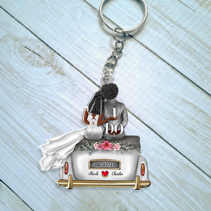 Personalized Gifts For Married Couples Keychain I Do 06QHHU110125HG - Keychains - GoDuckee