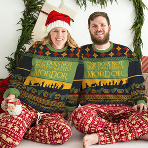 Gift For Movie Fans, Personalized Knitted Ugly Sweater, TV Series Fan Sweater, Christmas Gift 01HUXX280923 - AOP Products - GoDuckee