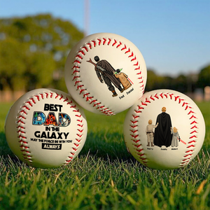 Personalized Gift For Dad Baseball Mother's Day - Best Dad In The Galaxy 062ACHU050425HHHG - Baseball - GoDuckee