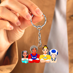 Personalized Gifts For Family Keychain 031qhhu180125pa - Keychains - GoDuckee