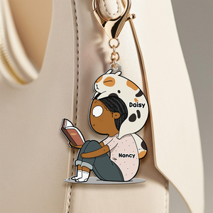 Personalized Gifts For Cat Lover Keychain 03QHHU130325TM - Keychains - GoDuckee