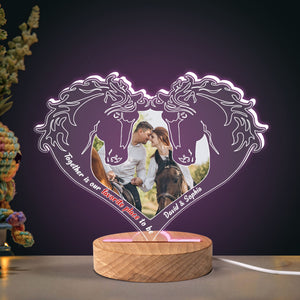 Couple, Together Is Our Favorite Place To Be, Personalized 3D Led Light, Valentine Gift, Couple Gift, 03OHPO211223 - Led Night Light - GoDuckee