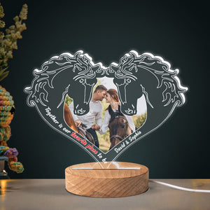 Couple, Together Is Our Favorite Place To Be, Personalized 3D Led Light, Valentine Gift, Couple Gift, 03OHPO211223 - Led Night Light - GoDuckee
