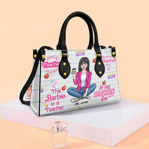 Personalized Gifts For Teacher Leather Bag My Job Is Teacher 01NAMH010224HH - Leather Bags - GoDuckee