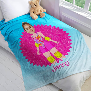 Kids, Custom Kid Photo Personalized Blanket, Christmas Gifts For Kids, 03NAPO151123 - Blanket - GoDuckee