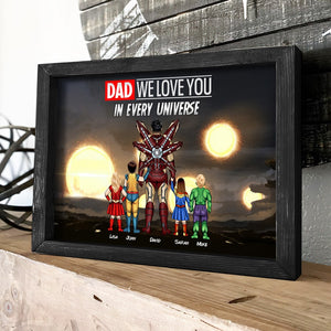 Father, Dad We Love You, Personalized Poster, Gifts For Dad, 01NAHN260523TM - Poster & Canvas - GoDuckee