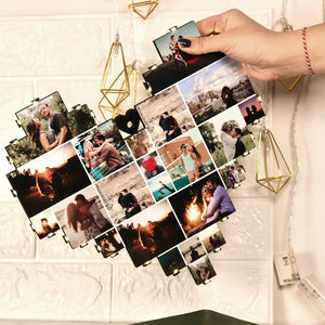 Custom Photo 05ACQN061223-01 Heart Shape Metal Wall Art - Metal Wall Art - GoDuckee