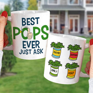Best Pops Ever Just Ask-Personalized Coffee Mug -Gift For Grandpa- 05qhqn130423 - Coffee Mug - GoDuckee