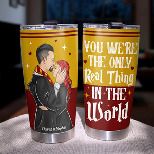 Personalized Gifts For Couple Tumbler The Only Real Thing 02ohqn240124tm - Tumbler Cups - GoDuckee
