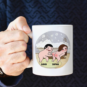 Love You And Your Tooty Booty-Gift For Couple-Personalized Coffee Mug-Funny Couple - Coffee Mug - GoDuckee