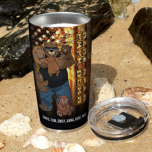Dad Bear-TZ-TCTT-13acqn170523 Personalized Tumbler - Tumbler Cup - GoDuckee