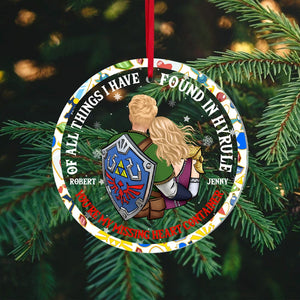 Couple, All Things, Personalized Ornament, Christmas Gifts For Couple, 02NAPO260923HH - Ornament - GoDuckee