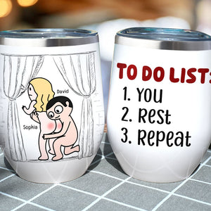 To Do List-Personalized Coffee Mug-Gift For Couples- Funny Couple Mug - Coffee Mug - GoDuckee